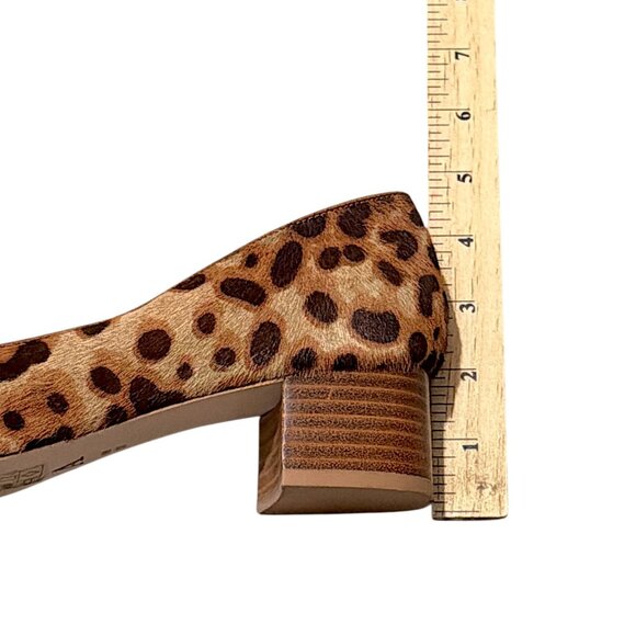 Anthropologie Shoes Womens 8M Leopard Print Calf Hair Mogul Parisian Chic IMOGEN - Picture 16 of 16